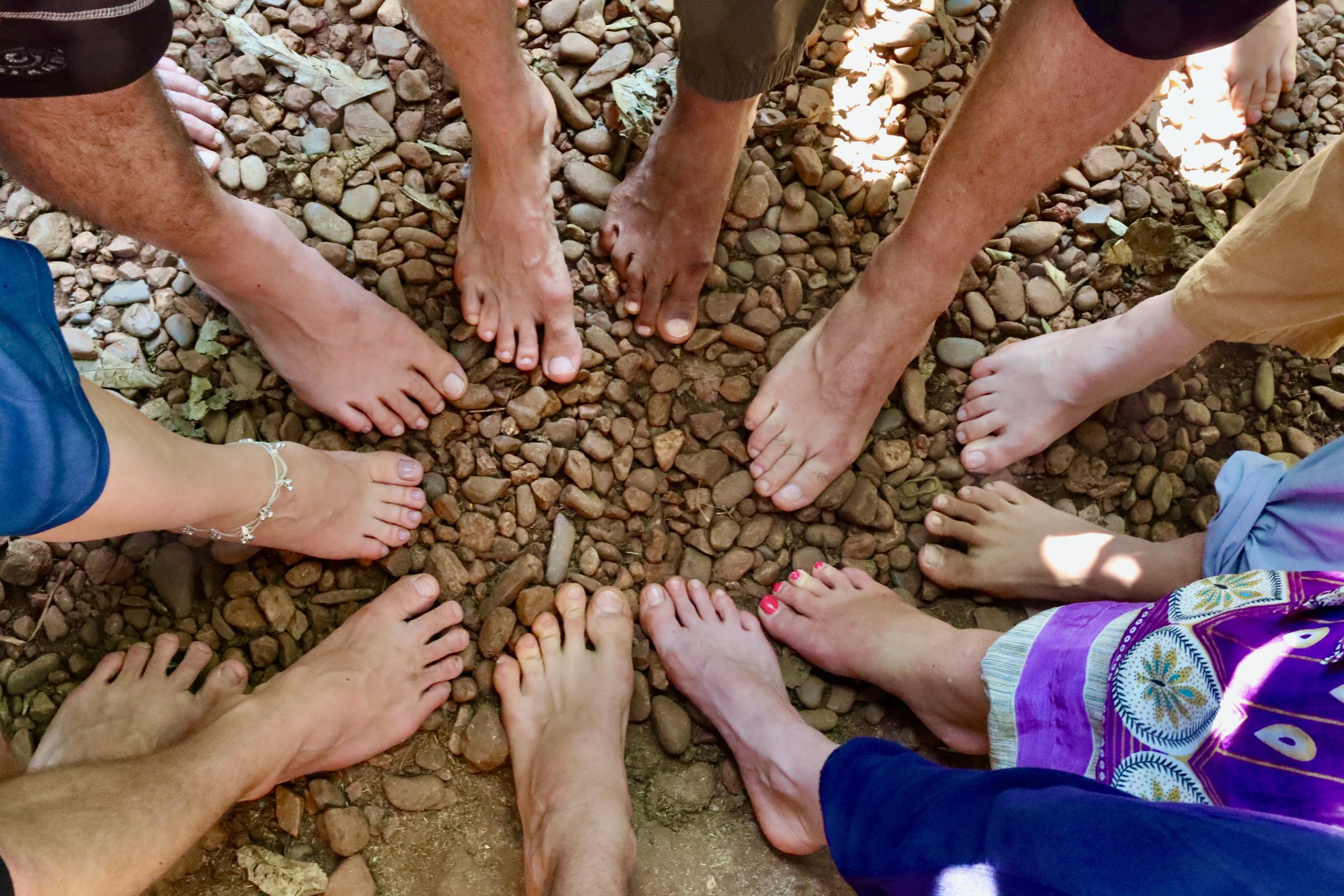 Barefoot on the earth — grounded practice
