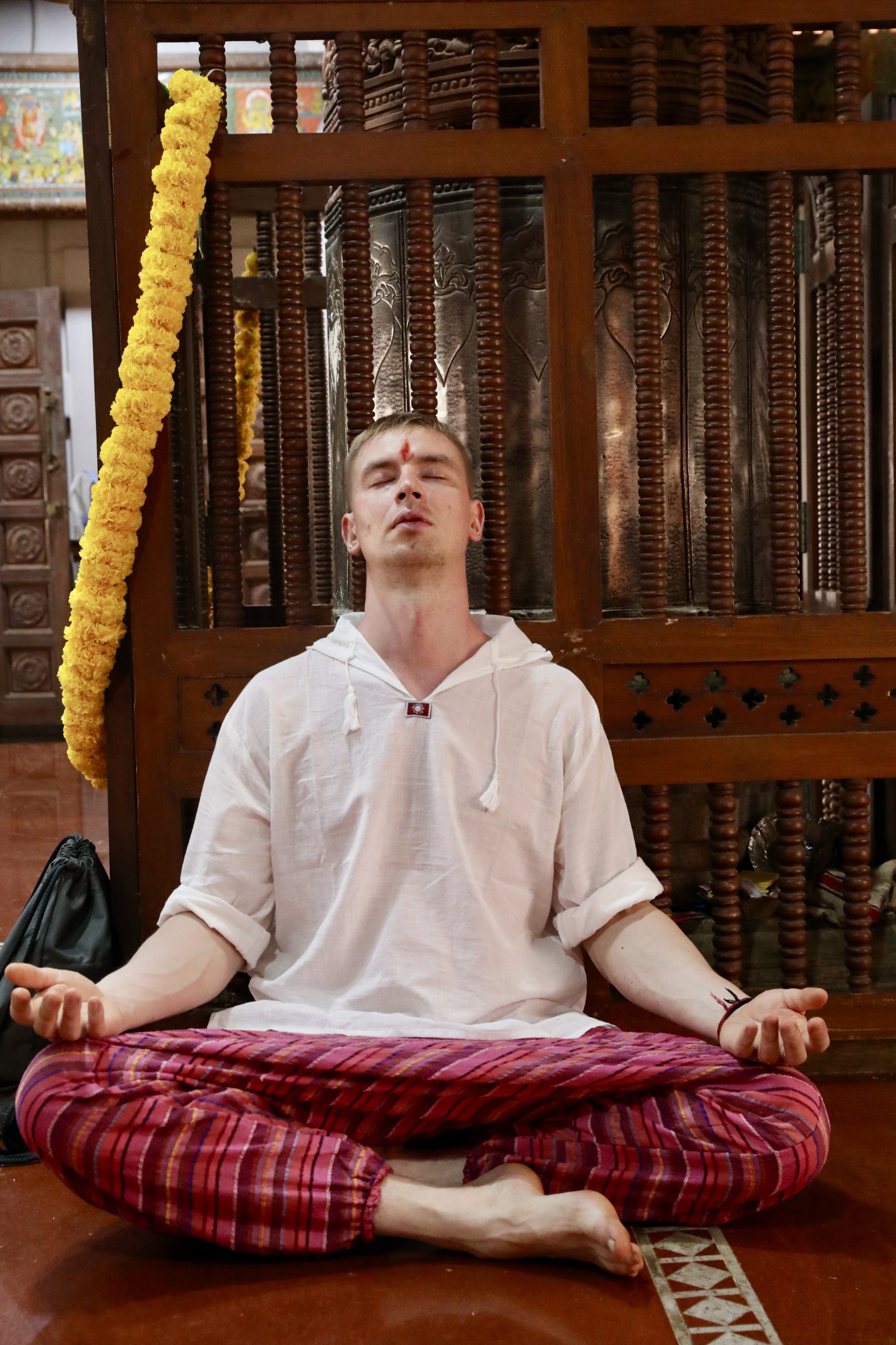 Stillness at the temple